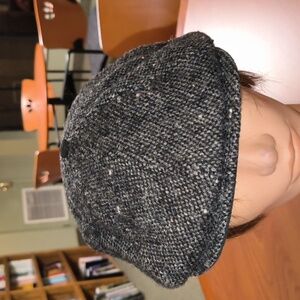 Goorin Bros Flat Woolrich Gray Plaid Newspaperboy Driving Hat Cap L